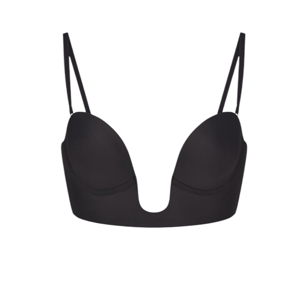 NEW! SKIMS Black Plunge Bra! new in pkg/no box - Picture 2 of 8